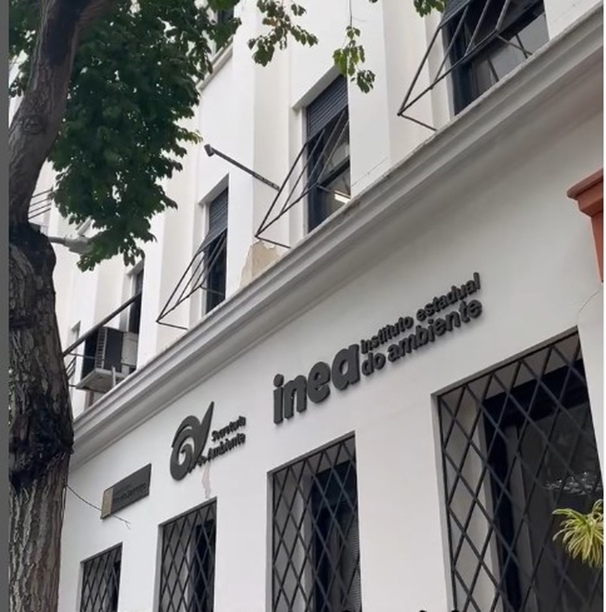 Predio do Inea no Rio (Foto: Reprodução)
