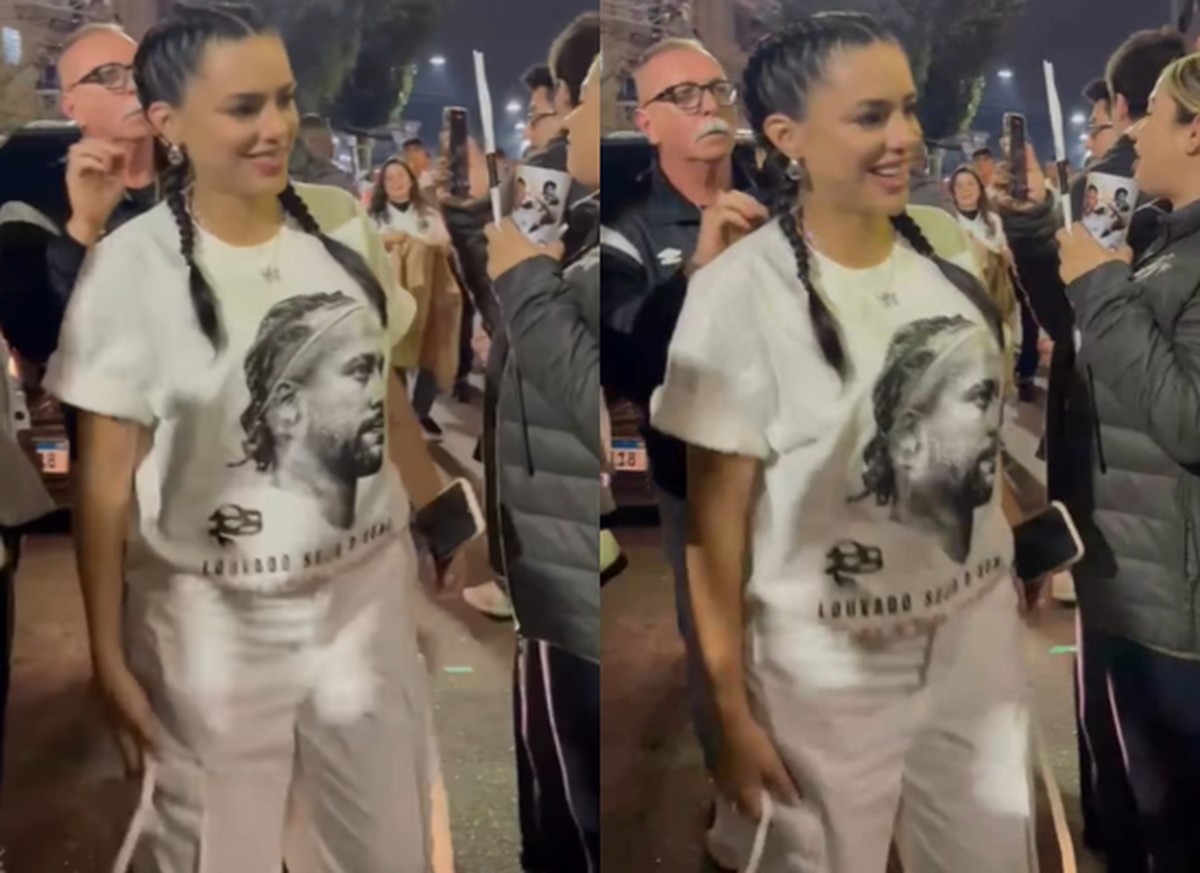 Bruna Biancardi gera polêmica ao comparecer a estádio após nascimento da filha