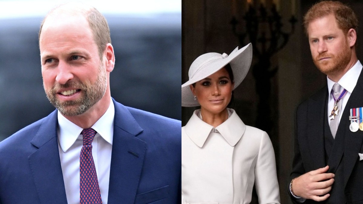 William busca reconciliação com Harry, mas sem a presença de Meghan