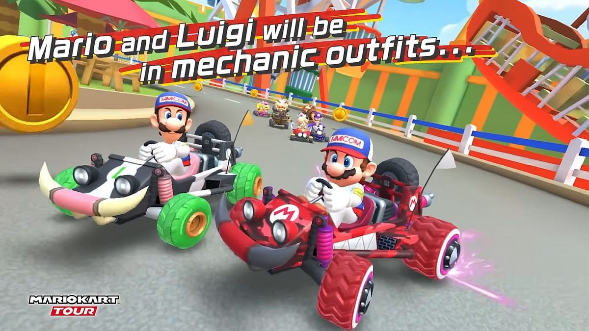 Mario Kart Tour recebe atualização inédita após anos com influência de Mario Kart World