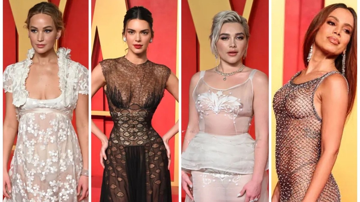 Moda do 'naked look' ganha força e inspira celebridades e novas tendências