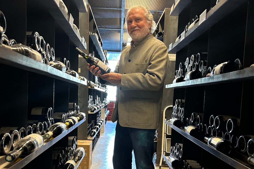Alain Dutournier transforma antigas cavernas em um paraíso para vinhos em Marly
