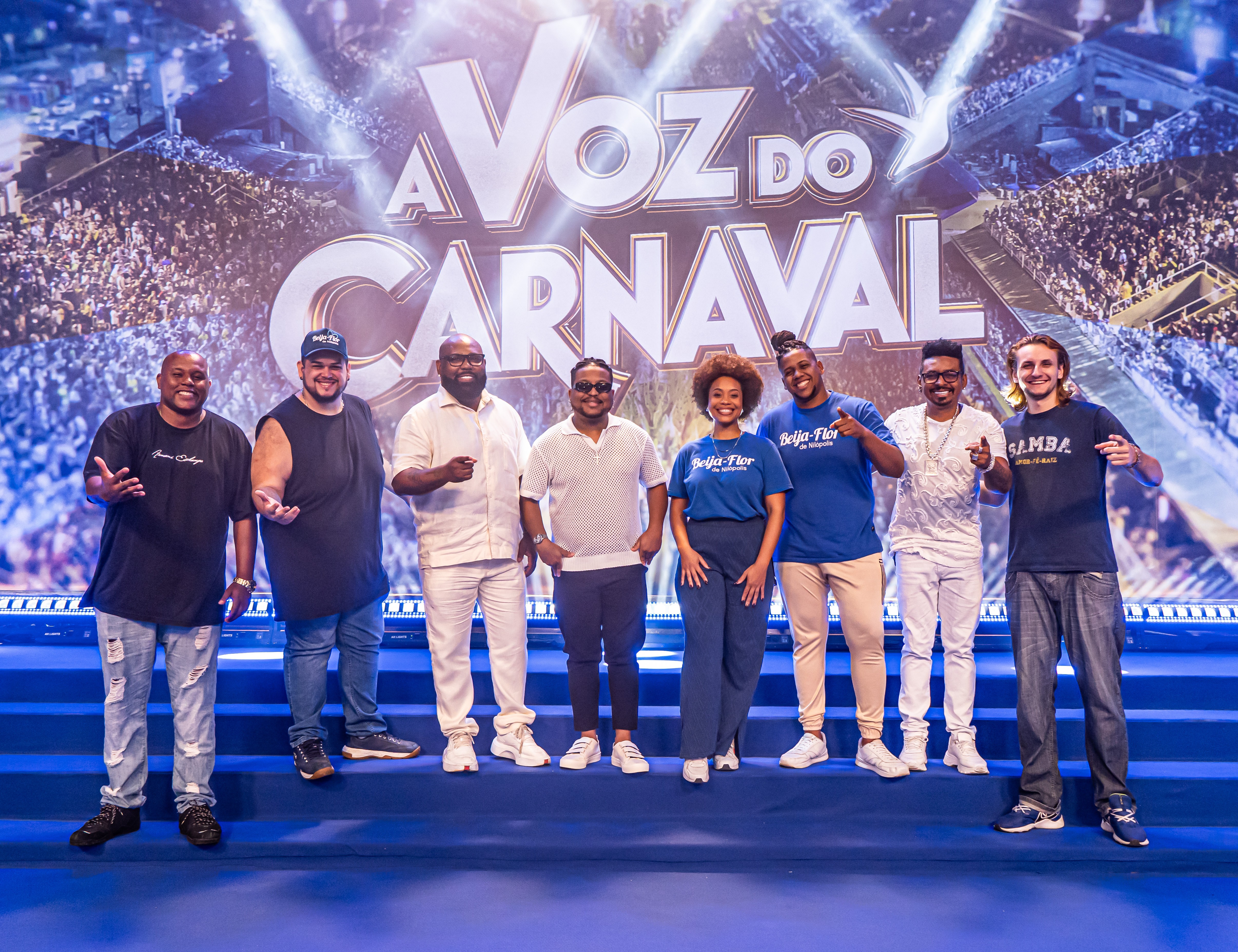 Gravações de "A Voz do Carnaval" começam com oito candidatos na Beija-Flor