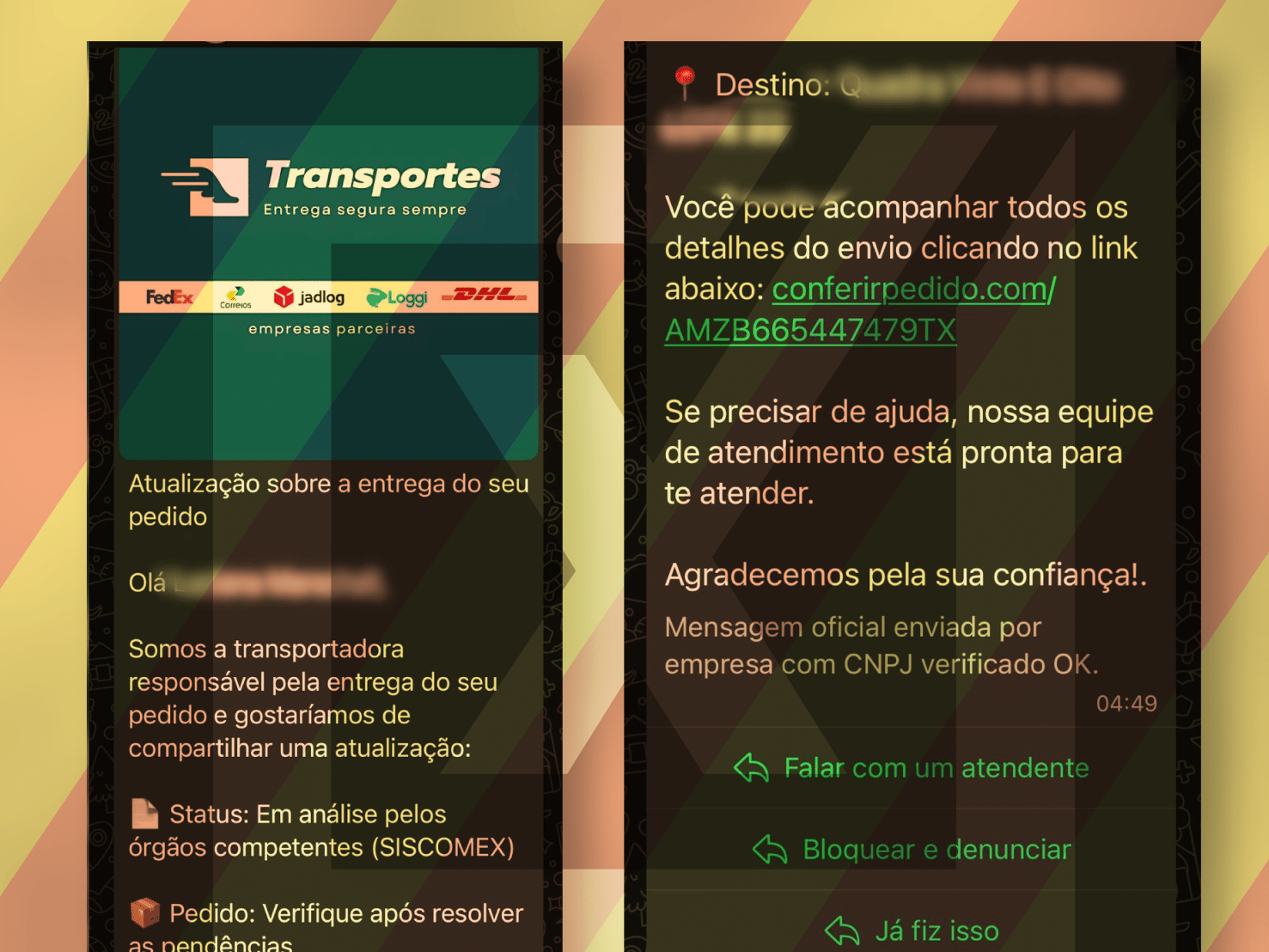 Golpistas aplicam falsa taxa da alfândega e consumidores devem se proteger