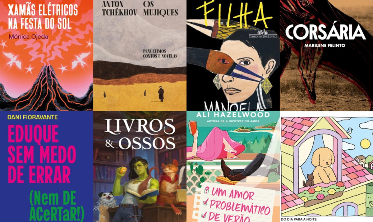 Novos lançamentos e best-sellers da semana em destaque na literatura brasileira