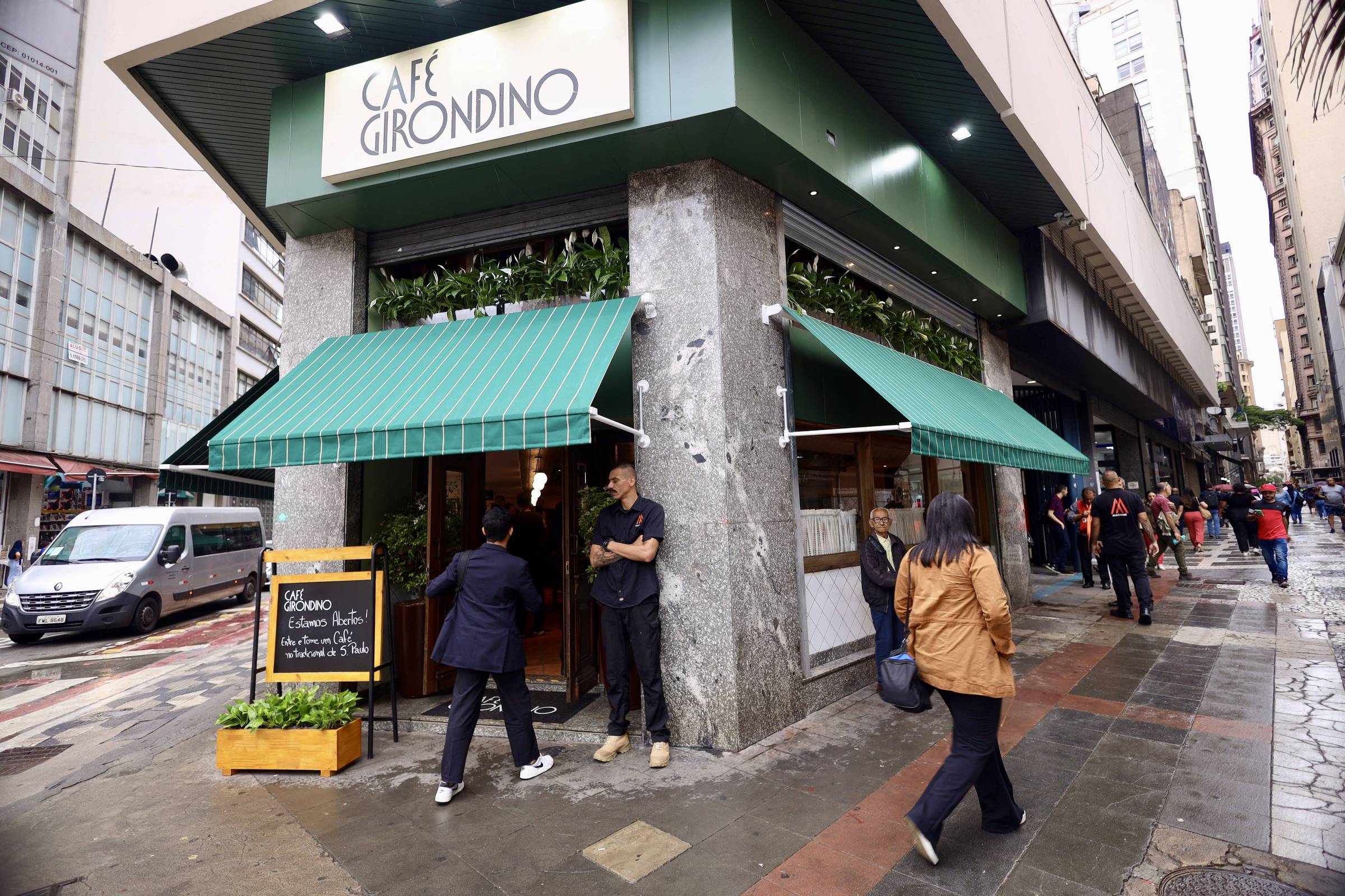 O Café Girondino, localizado na região central de São Paulo (Foto: Edson Lopes Jr/Divulgação)