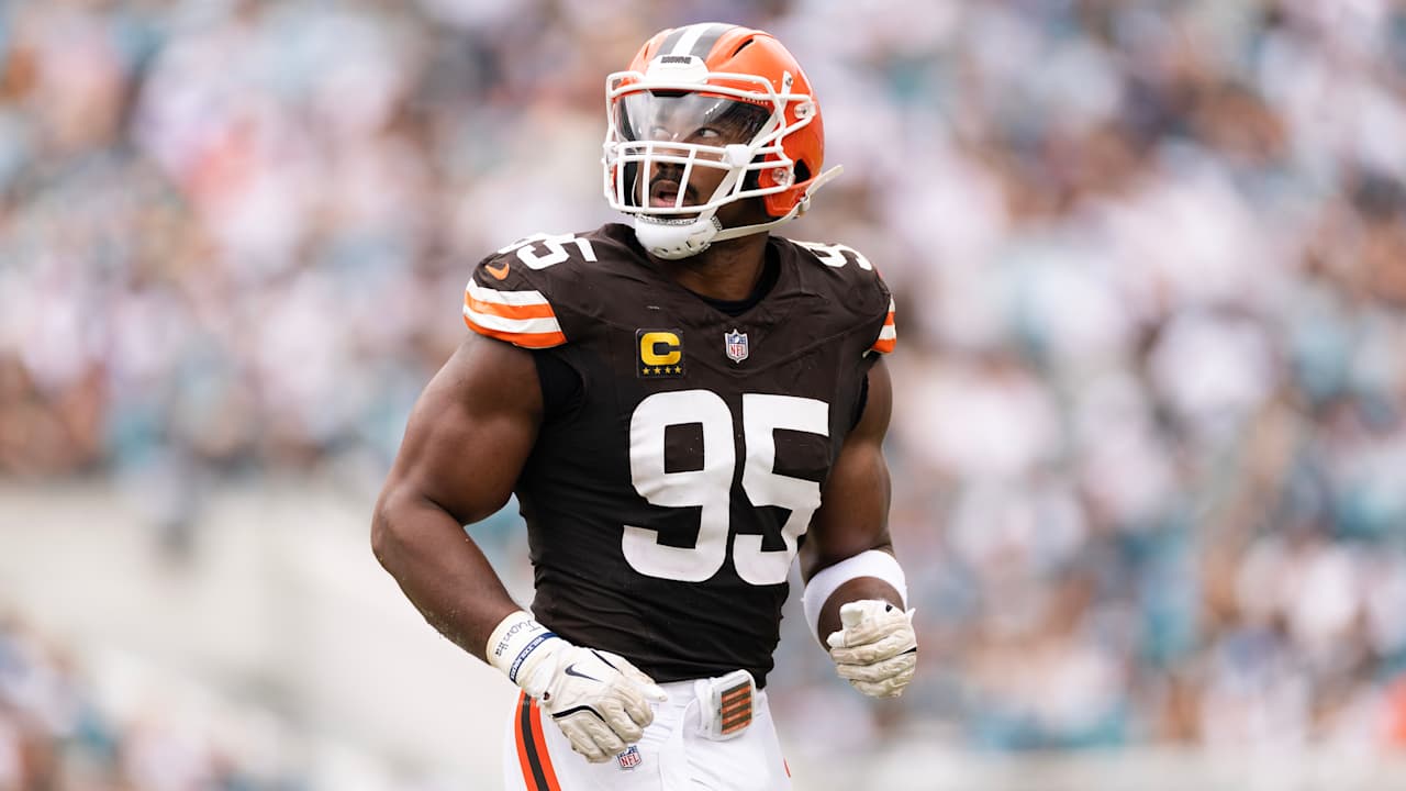 Myles Garrett assume pressão após contrato de R$ 160 milhões com os Browns