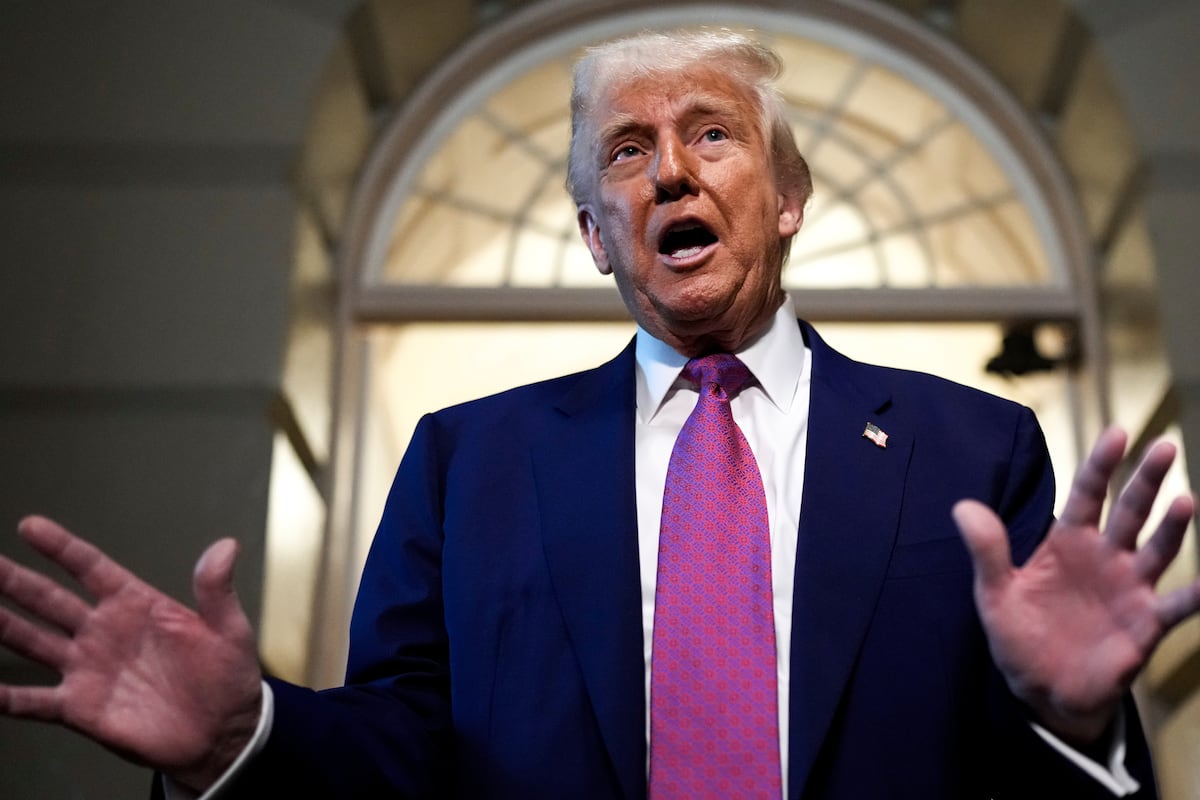 Donald Trump, este terça-feira no Capitólio dos Estados Unidos. (Foto: Julia Demaree Nikhinson/AP)
