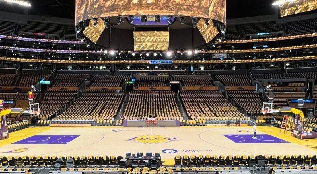 Crypto.com Arena, em Los Angeles (Foto: Reprodução/Instagram/Crypto.com Arena)