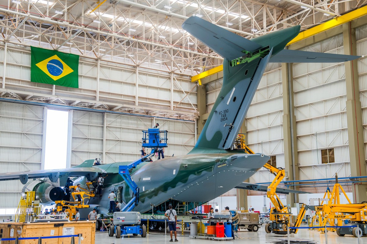 Executivos da Embraer participam de fórum de investimentos em São Paulo (Foto: Mitchel Diniz/InfoMoney)