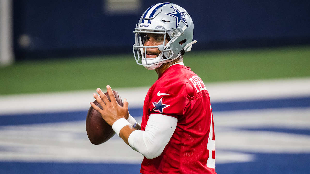 Dak Prescott se diz pronto para o treinamento e confiante em nova parceria