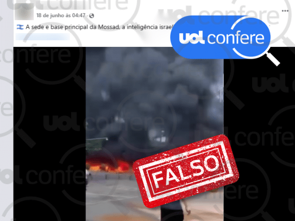 Gravação revela incêndio na China e desmente ataque do Irã a Israel