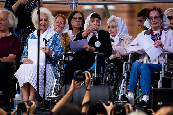 Encontro das Avós da Praça de Maio. 24 de março de 2025 (Foto: Catriel Gallucci Bordoni/Getty Images)