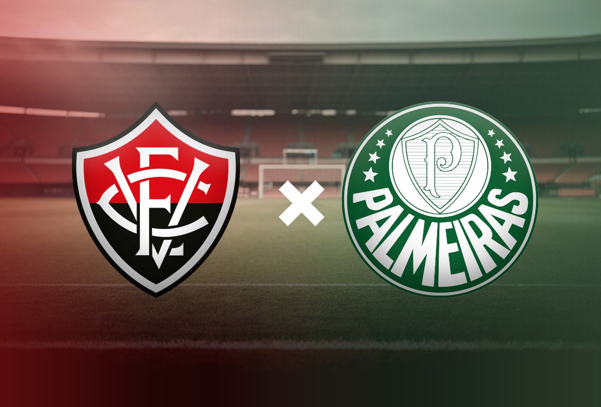 Vitória e Palmeiras se enfrentam ao vivo no Campeonato Brasileiro hoje