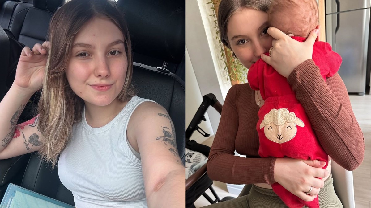Aos 18 anos, Isabel Veloso descobriu que a maternidade e o enfrentamento de uma doença grave não a isentariam de julgamentos (Foto: Reprodução/Redes sociais)