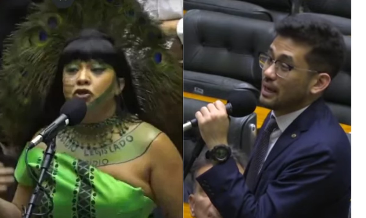 Célia Xakriabá e Kim Kataguiri se enfrentam em votação sobre licenciamento ambiental
