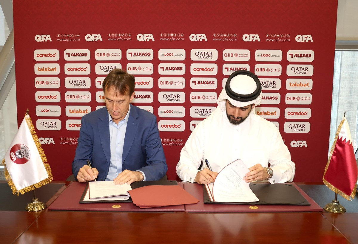 Lopetegui é o novo técnico do Catar (Foto: Divulgação/Catar)