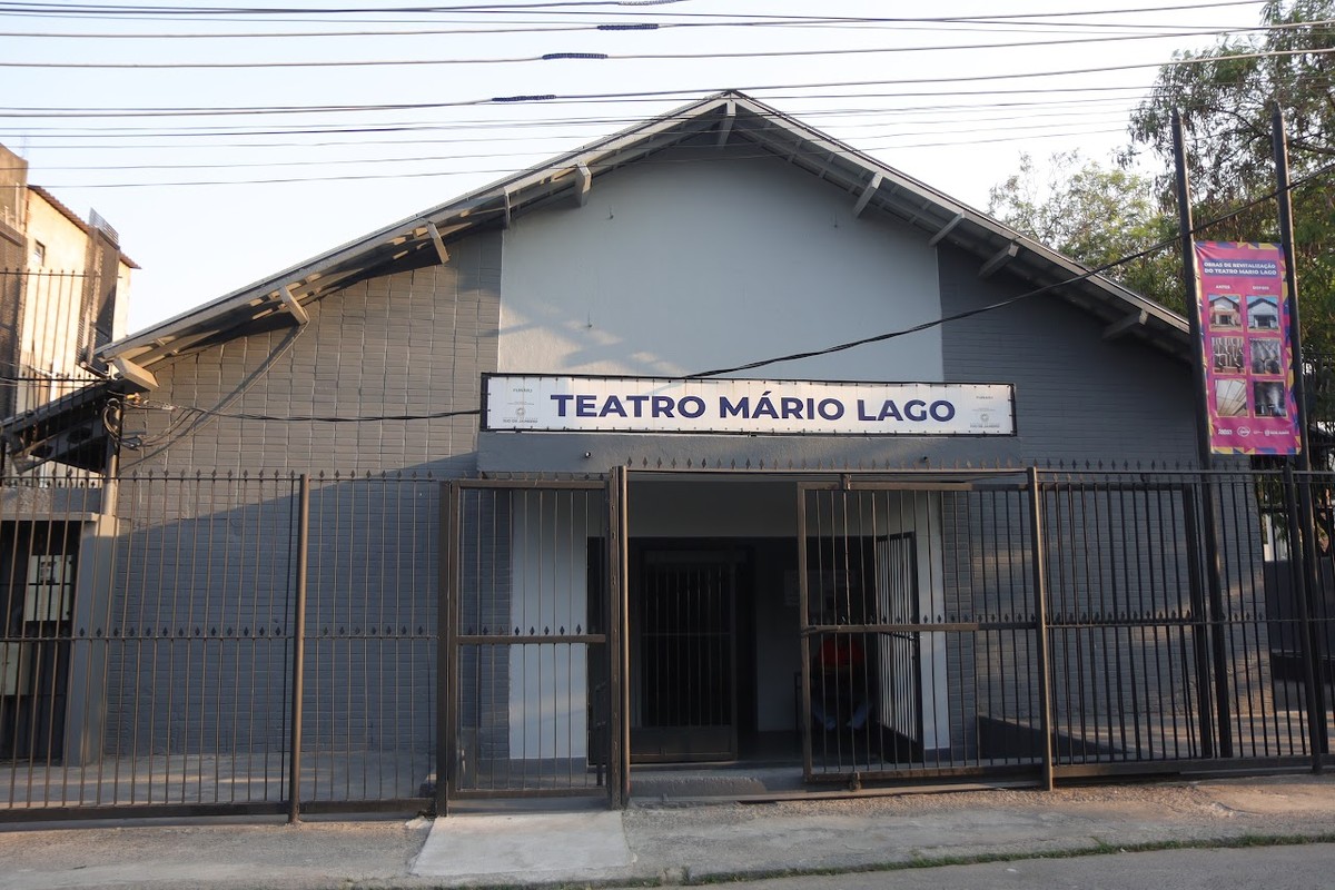 Teatro Mario Lago passa por reforma para revitalização e modernização do espaço