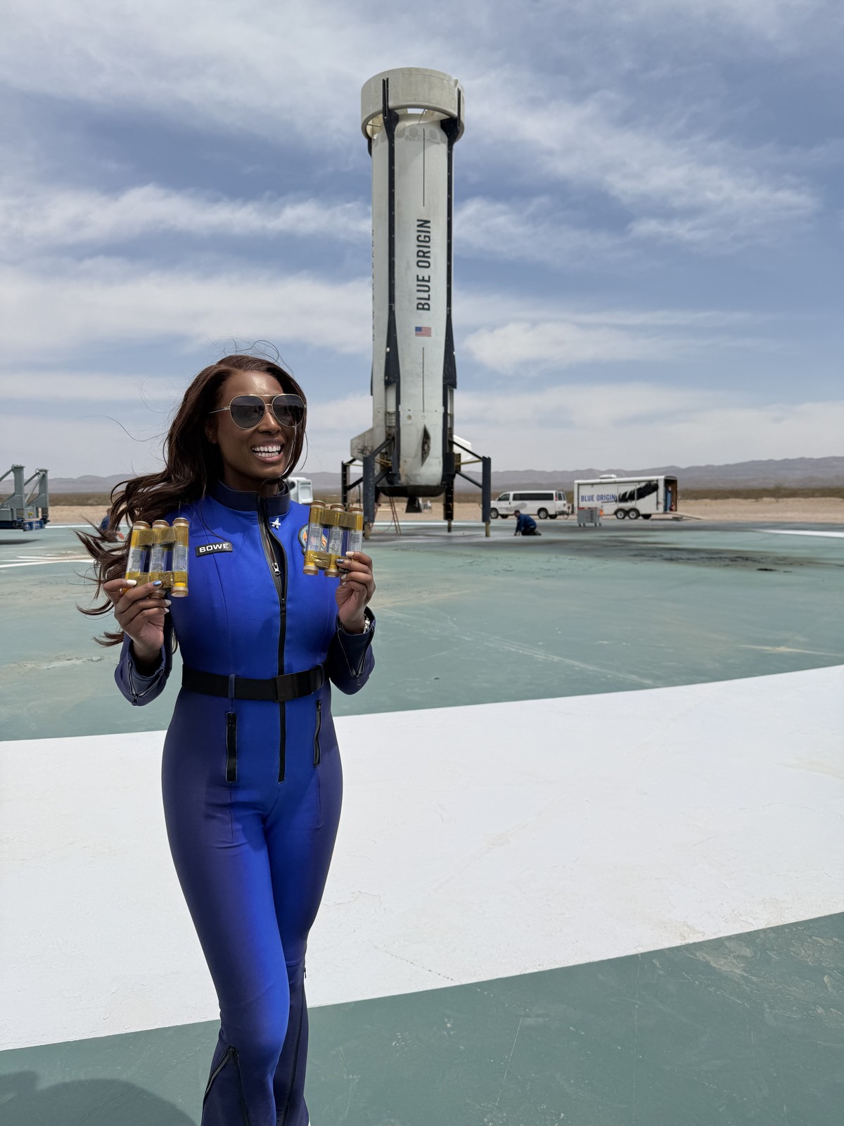 Nave de Jeff Bezos transporta experimentos da Embrapa para o espaço