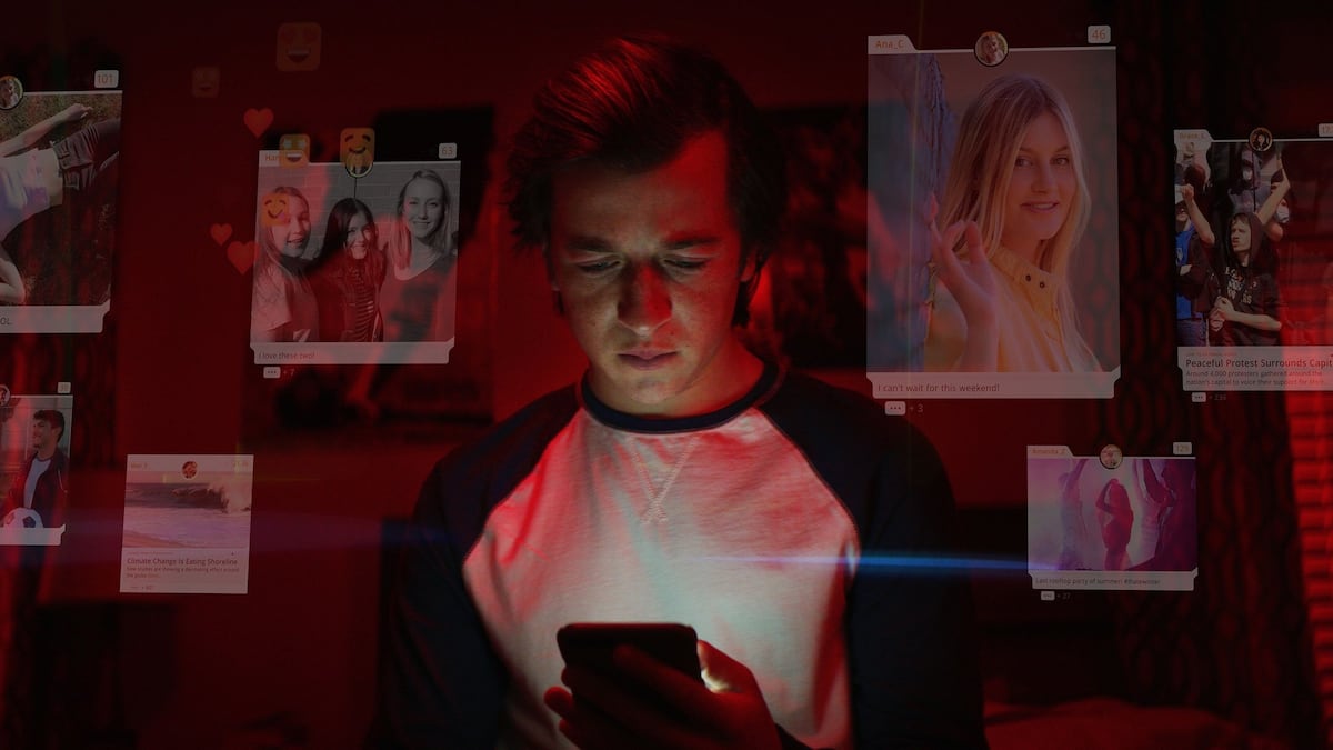 Imagem do documentário 'El dilema de las redes sociais', de Jeff Orlowski. (Foto: Netflix/EFE)