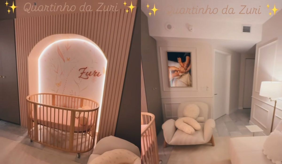 Brunna Gonçalves revela quartinho da filha Zuri em Miami com muito estilo