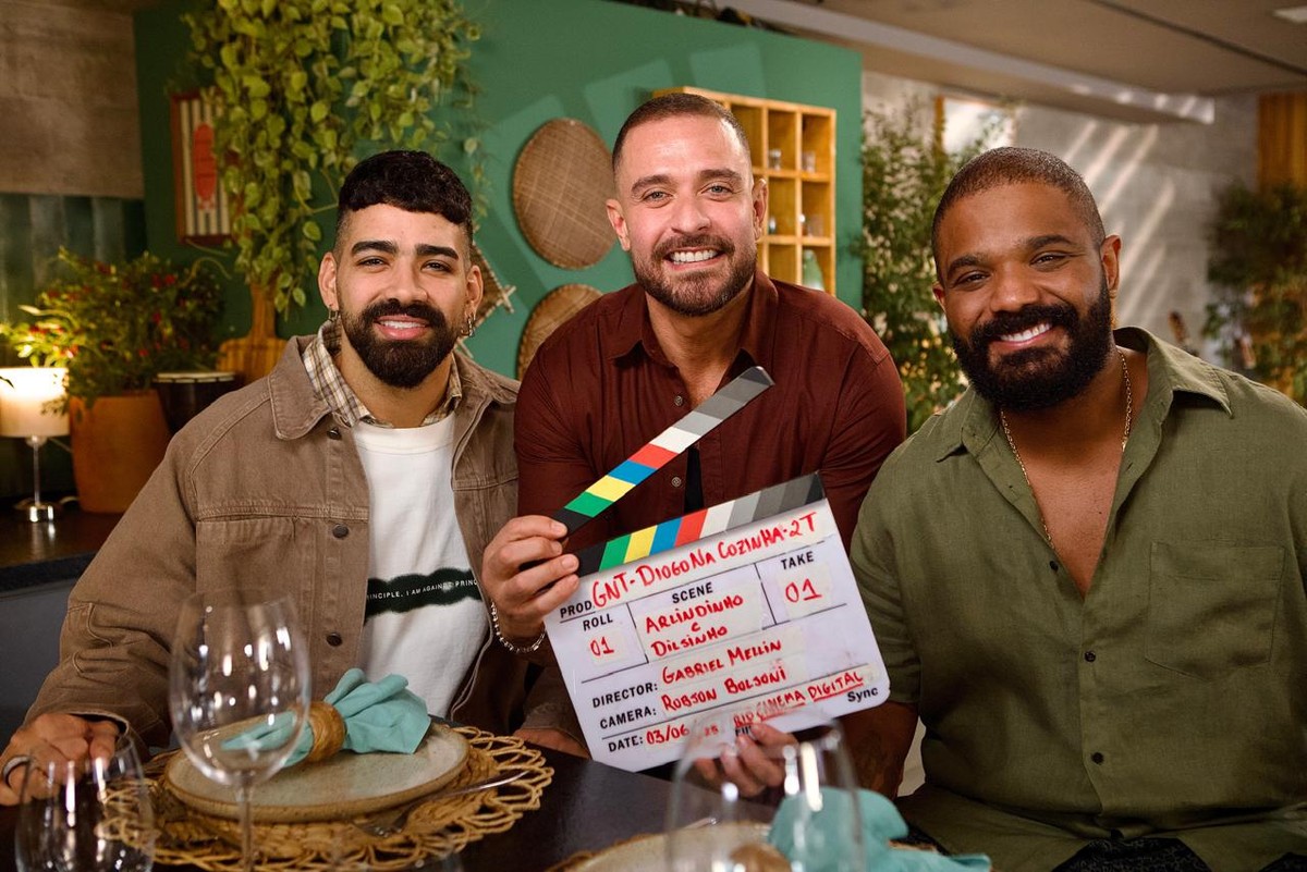 Nova temporada de ‘Diogo na cozinha’ traz receitas e samba no GNT