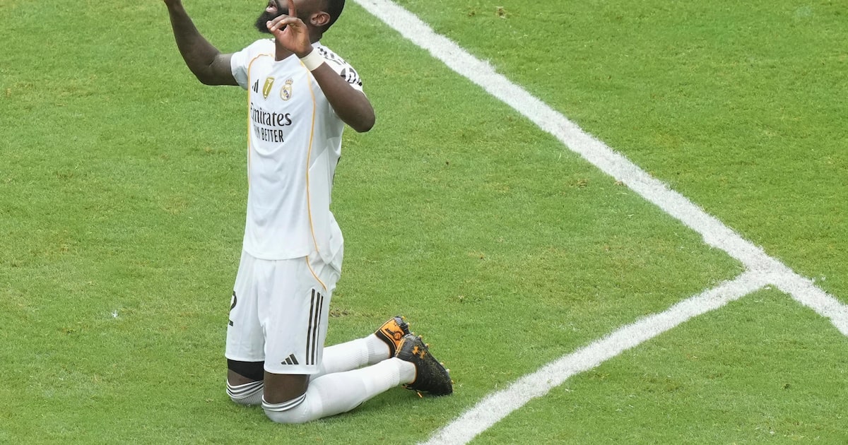 Rüdiger confia na força do Real Madrid para enfrentar o PSG na Liga dos Campeões