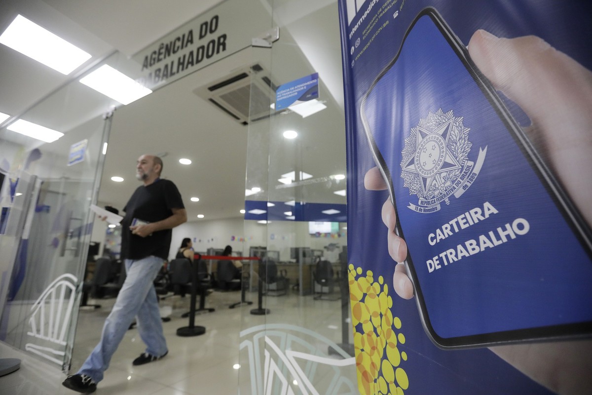 Agência do trabalhador em Brasília (Foto: Cristiano Mariz/Agência O Globo)