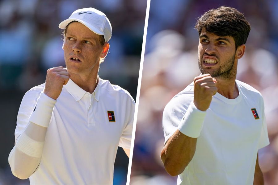 Sinner e Alcaraz disputam 13º duelo e segunda final de Grand Slam