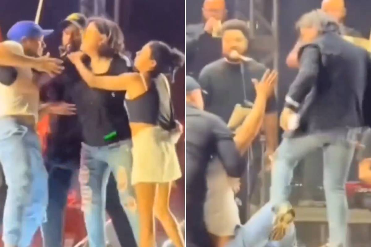 Roberta Miranda se defende após empurrão e chute em fã durante show ao vivo