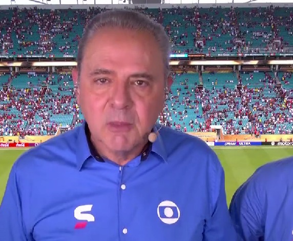 Luis Roberto é criticado nas redes sociais após narração de jogo do Flamengo