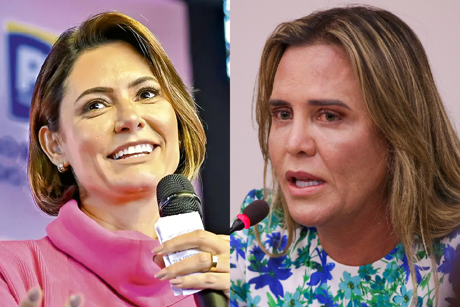 Michelle Bolsonaro se destaca na liderança de pesquisa para o Senado no DF