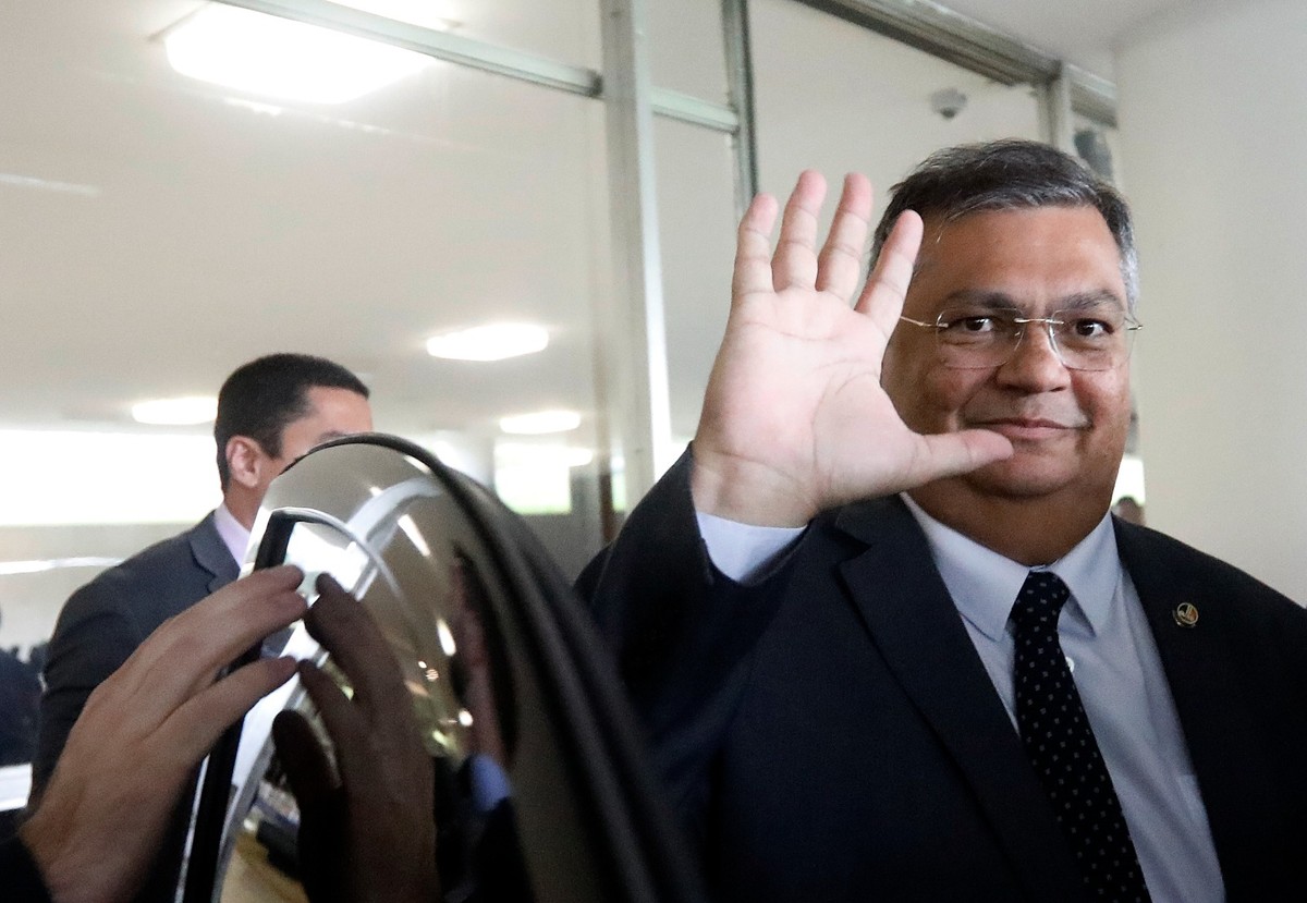 Flávio Dino no Senado (Foto: Cristiano Mariz/Agência O Globo)