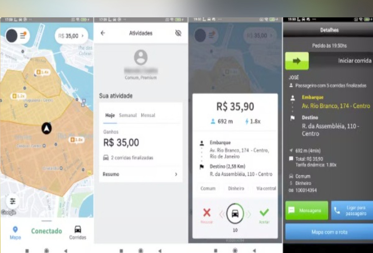 App clandestino cobra preços abusivos e é controlado pelo tráfico na Zona Oeste