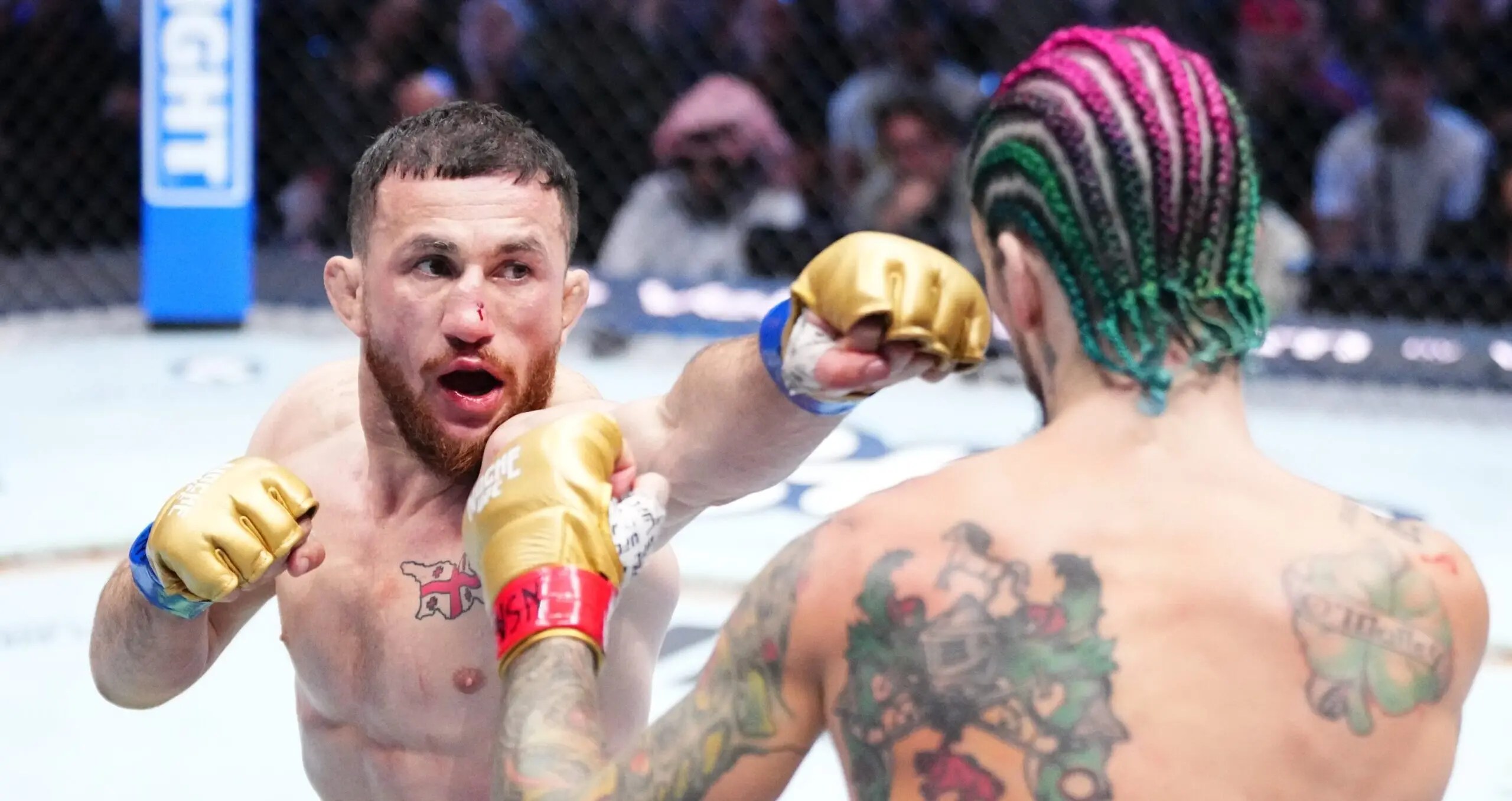Merab Dvalishvili em vitória sobre Sean O’Malley. (Foto: Instagram/UFC)