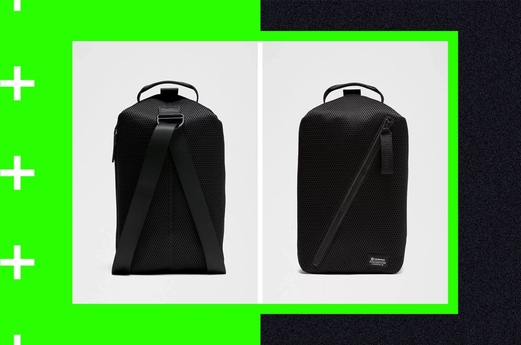 Lululemon oferece bolsa versátil com 50% de desconto e três formas de uso