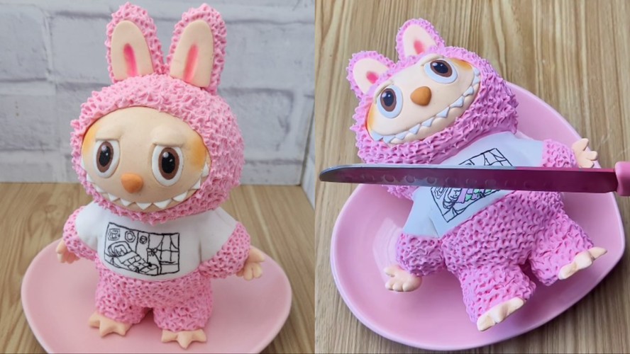 Confeiteira cria doce viral em formato de boneco e une tendências da confeitaria
