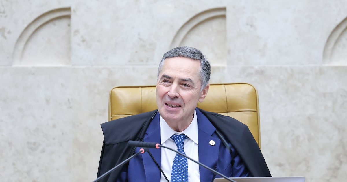 O presidente do Supremo Tribunal Federal, ministro Luís Roberto Barroso, durante sessão da corte (Foto: Antonio Augusto/STF)