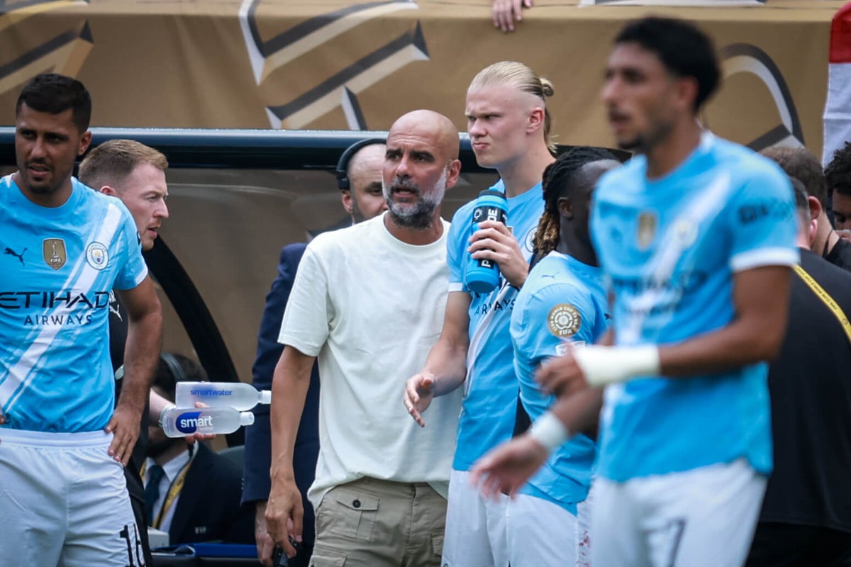 Pep Guardiola busca soluções para os problemas de contra-ataque do Manchester City