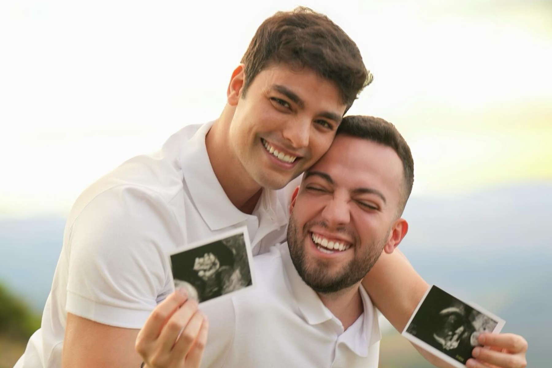 Lucas Rangel e Lucas Bley compartilham alegria pela chegada da filha Mia