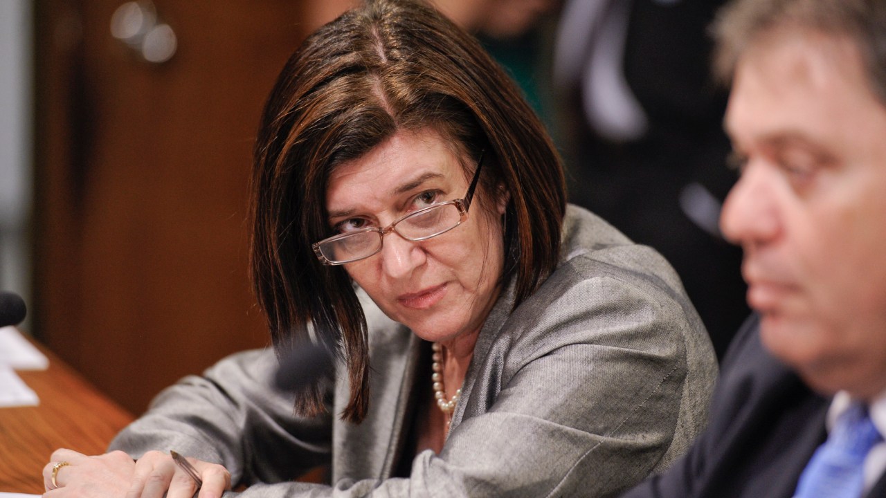 A presidente da Petrobras, Magda Chambriard (Jefferson Rudy/Agência Senado)