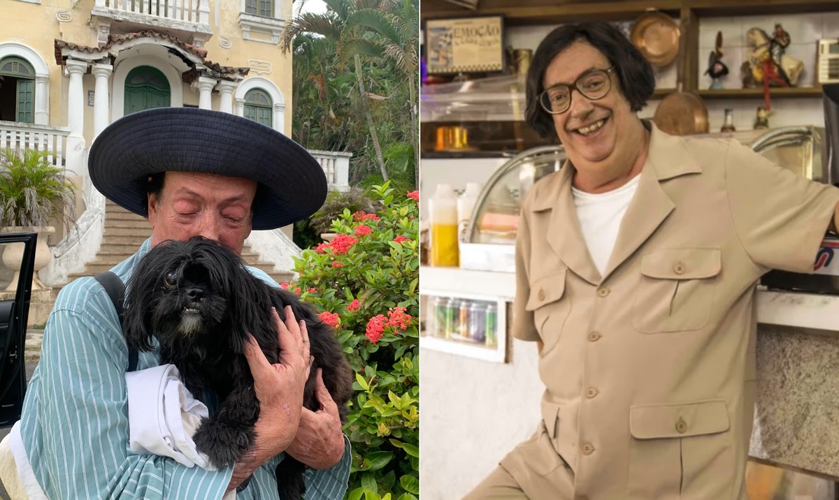 Marcos Oliveira, o Beiçola, tem uma casa no Retiro dos Artistas (Foto: Reprodução/Instagram e Paulo Belote/TV Globo)