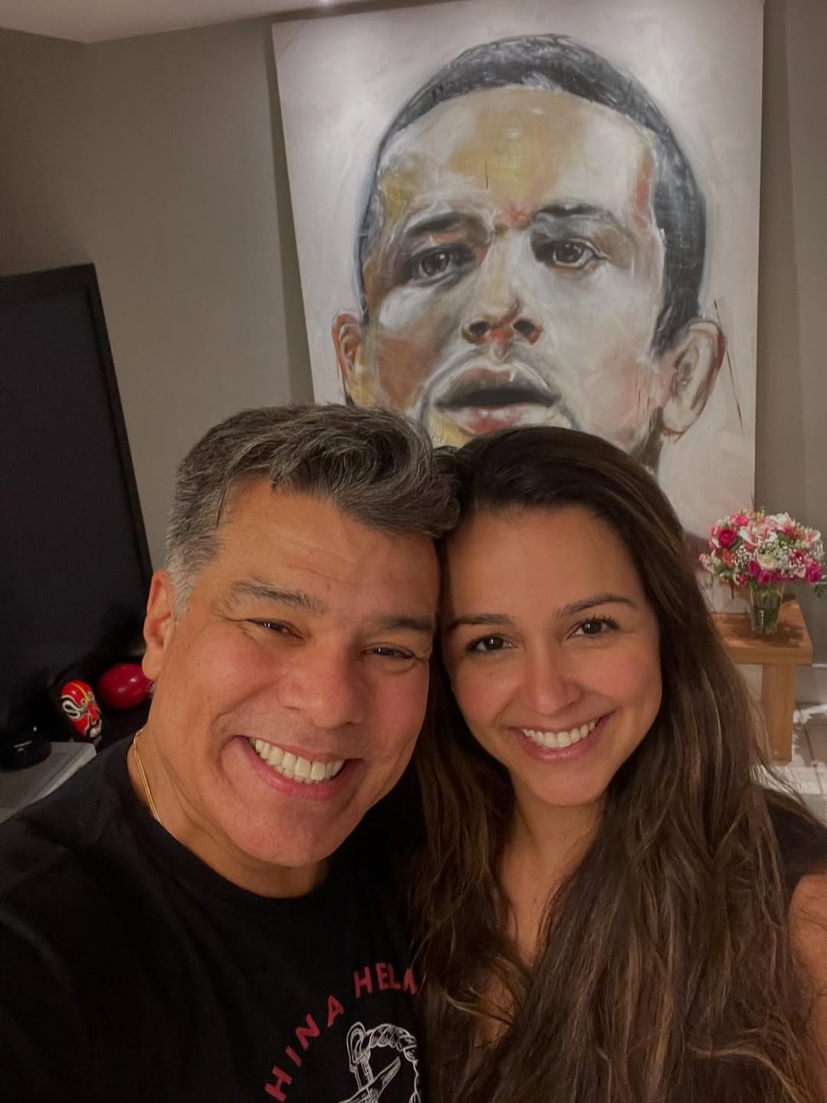 Maurício Mattar compartilha momento especial com a filha Rayra Gracie na TV