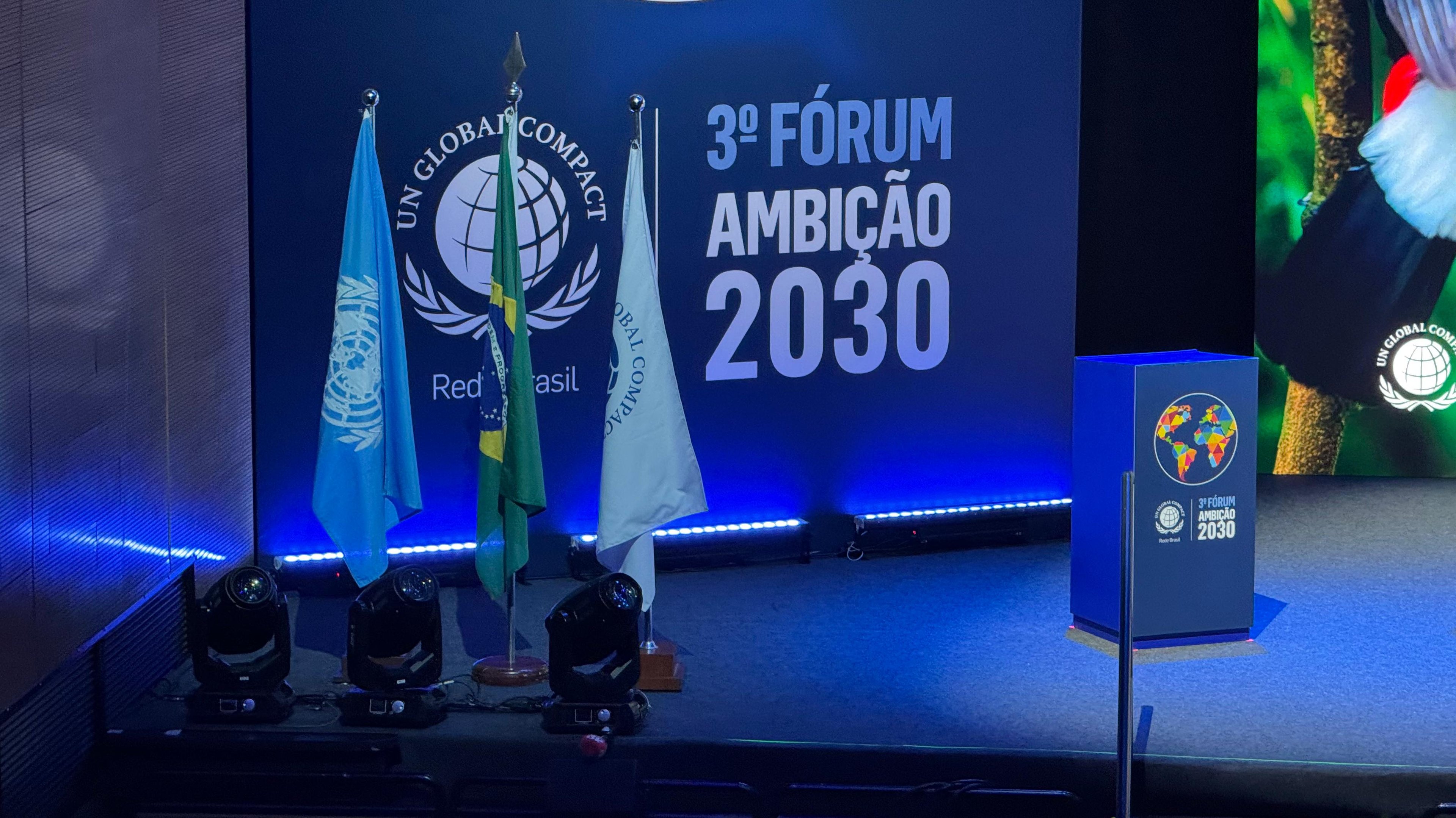 Brasil se destaca em sustentabilidade no 3º Fórum Ambição 2030 antes da COP30