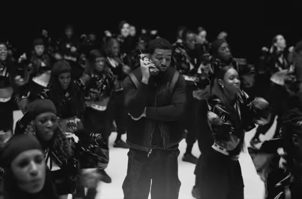 Drake, com sua música "Nokia", busca desbancar "Luther", de Kendrick Lamar e SZA, do primeiro lugar na parada da Billboard Hot 100. (Foto: Reprodução)