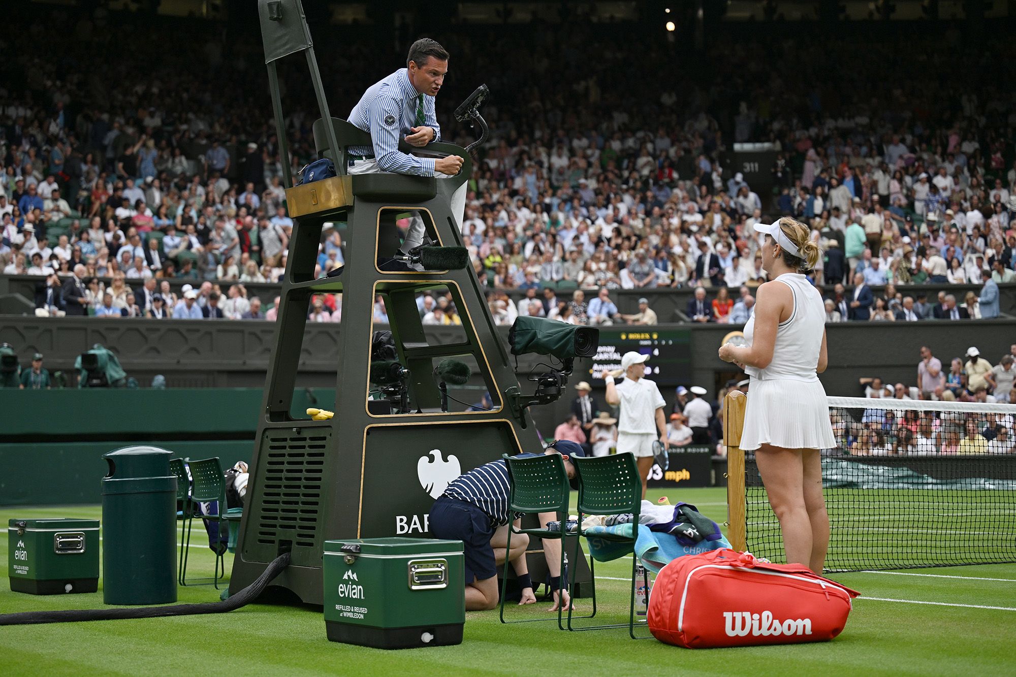 Erro eletrônico em Wimbledon gera polêmica e provoca reclamações de Pavlyuchenkova