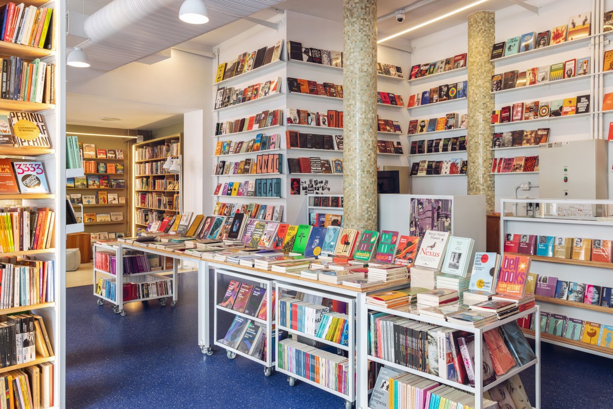 A livraria Megafauna no Teatro Cultura Artística, no Centro de São Paulo (Foto: Maura Mello)