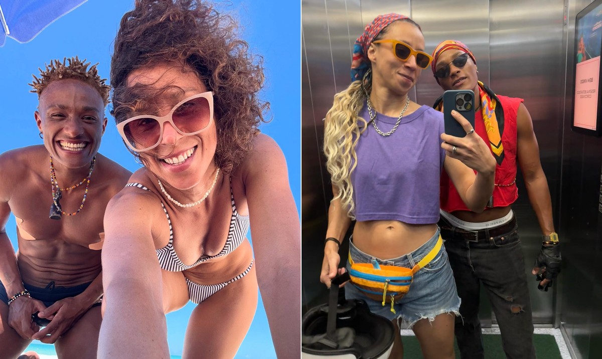 Thalita Carauta e Tay O’Hanna vivem romance discreto e à distância