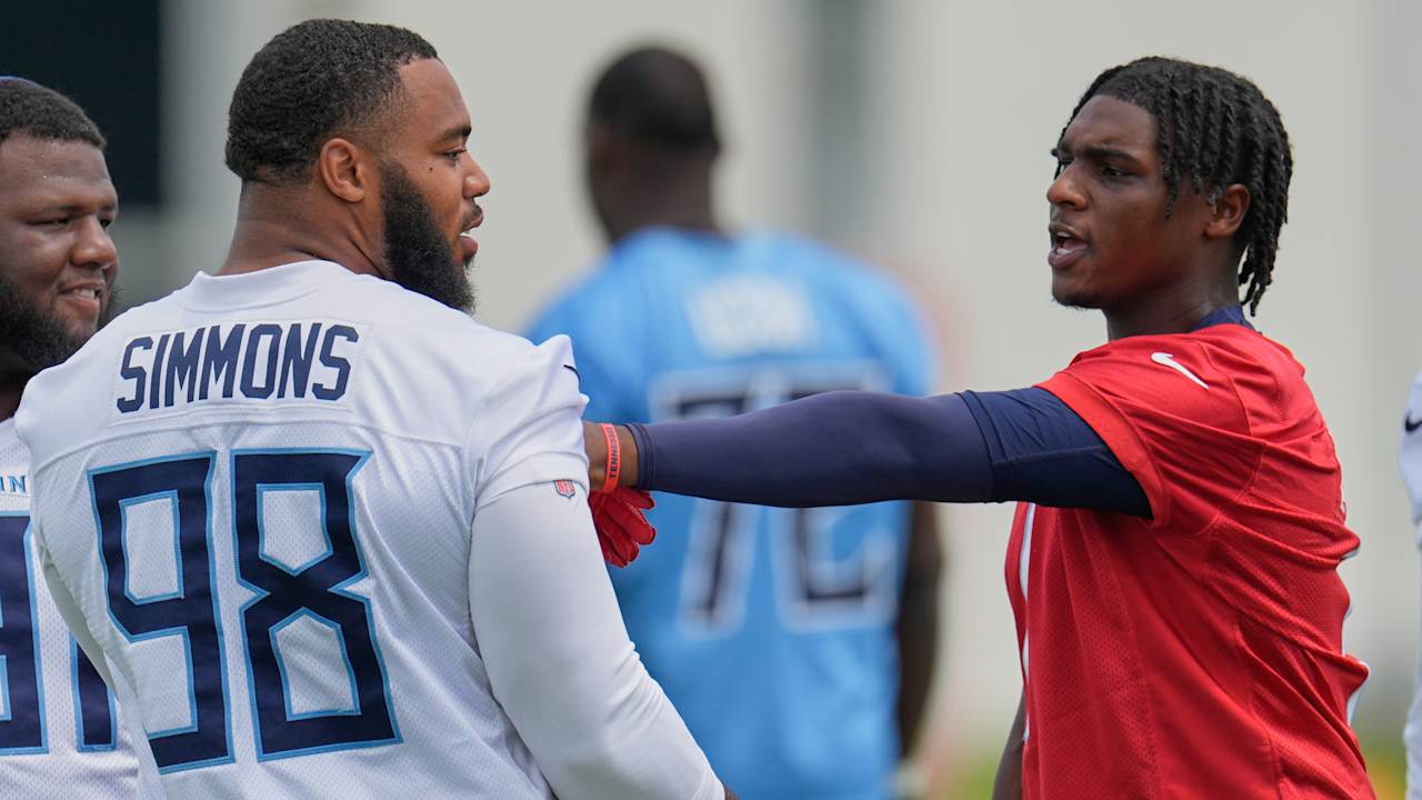 Jeffery Simmons defende QB Cam Ward e critica falta de reconhecimento na NFL