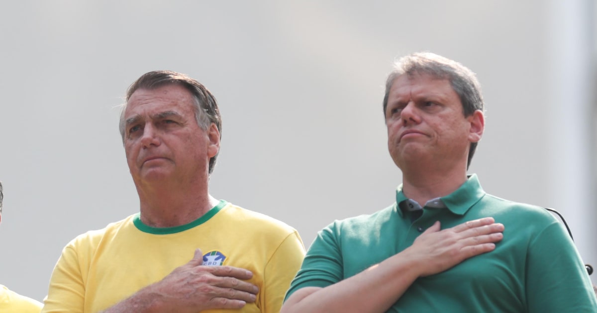 Tarcísio defende que julgamento de Bolsonaro deve ser feito pelo povo brasileiro
